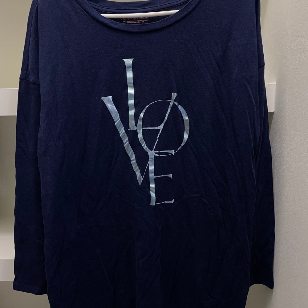 VS Long Sleeve PJs Sleep Gown Dress